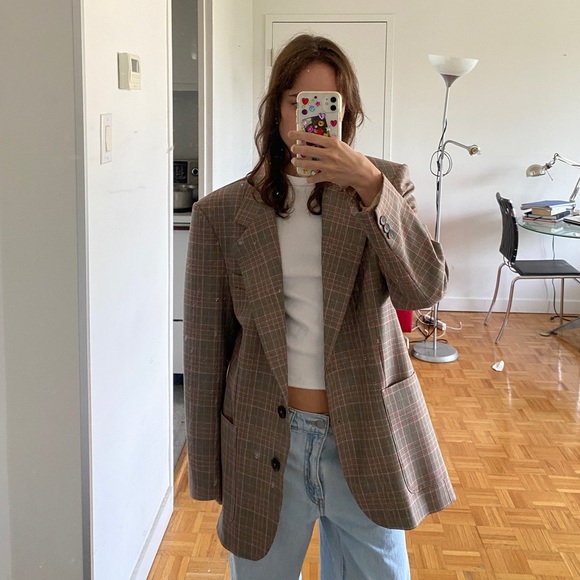 Zara oversized check blazer - Picture 3 of 9